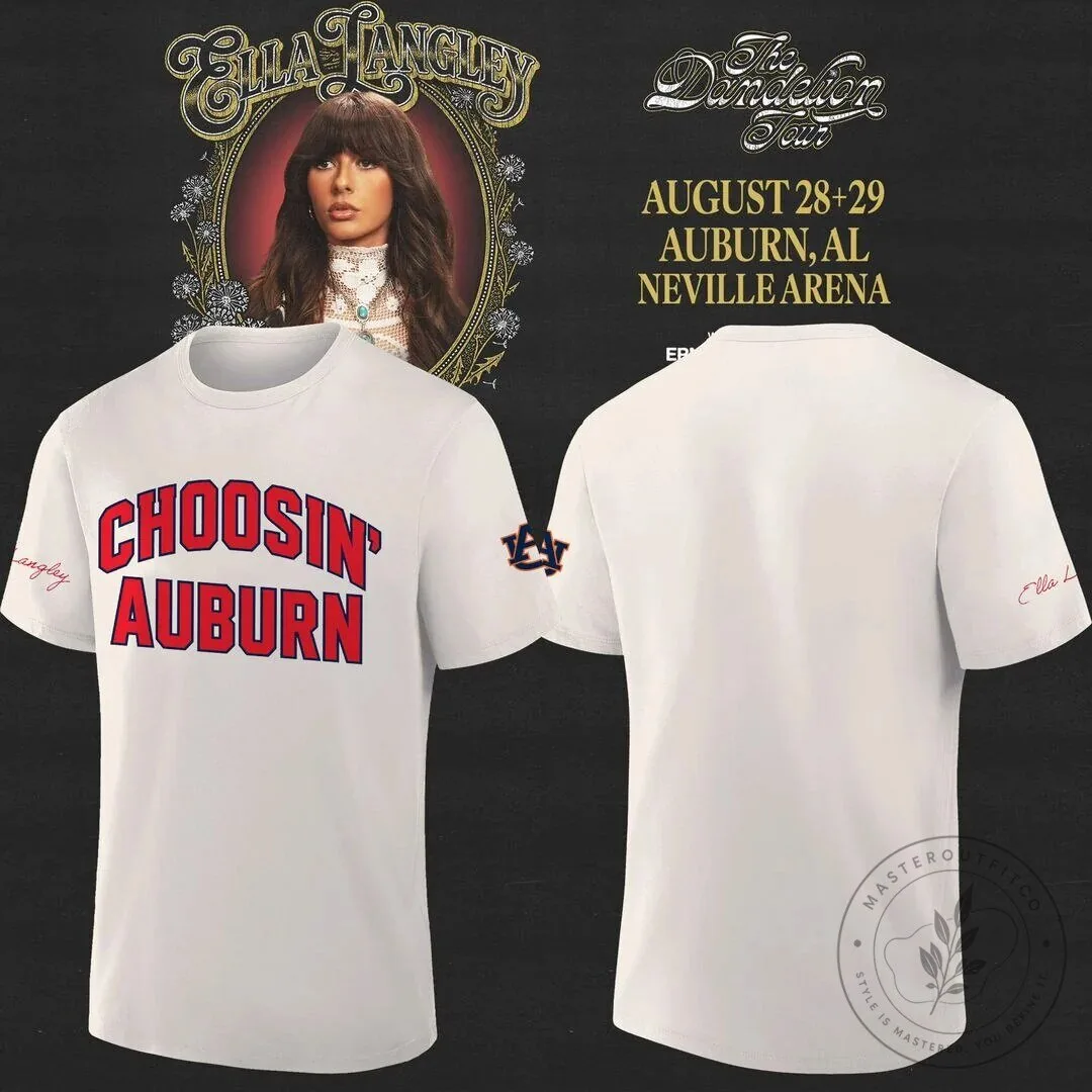 Ella Langley Choosin' Auburn Dandelion Tour 2026 Neville Arena T-Shirt