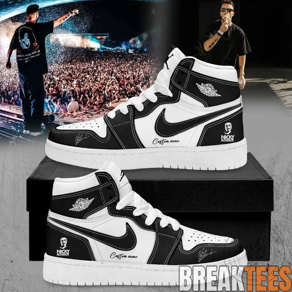 Nicky Romero Tour 2026 Custom Air Jordan High Top Sneakers