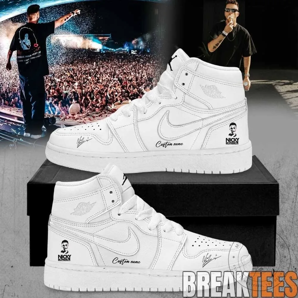 Nicky Romero Tour 2026 Custom Air Jordan High Top Sneakers 9 Nicky Romero Tour 2026 Custom Air Jordan High Top Sneakers