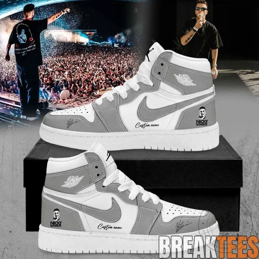 Nicky Romero Tour 2026 Custom Air Jordan High Top Sneakers 10 Nicky Romero Tour 2026 Custom Air Jordan High Top Sneakers