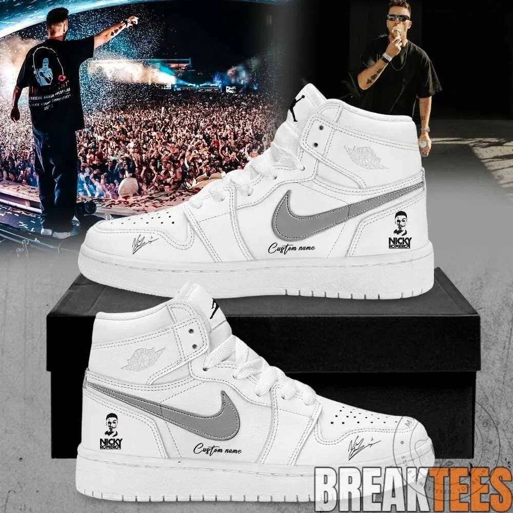 Nicky Romero Tour 2026 Custom Air Jordan High Top Sneakers 11 Nicky Romero Tour 2026 Custom Air Jordan High Top Sneakers