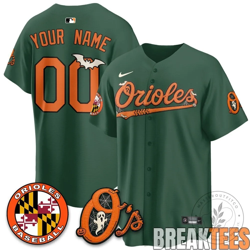 Baltimore Orioles Halloween Custom Baseball Jersey 12 Baltimore Orioles Halloween Custom Baseball Jersey