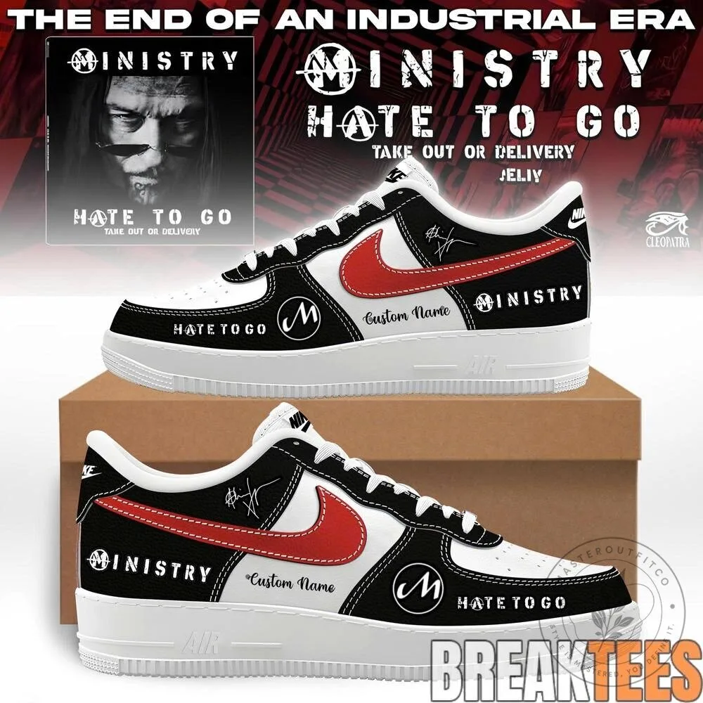 Ministry Band Farewell Tour Hate To Go Custom Name Air Force 1 Shoes 14 Ministry Band Farewell Tour Hate To Go Custom Name Air Force 1 Shoes