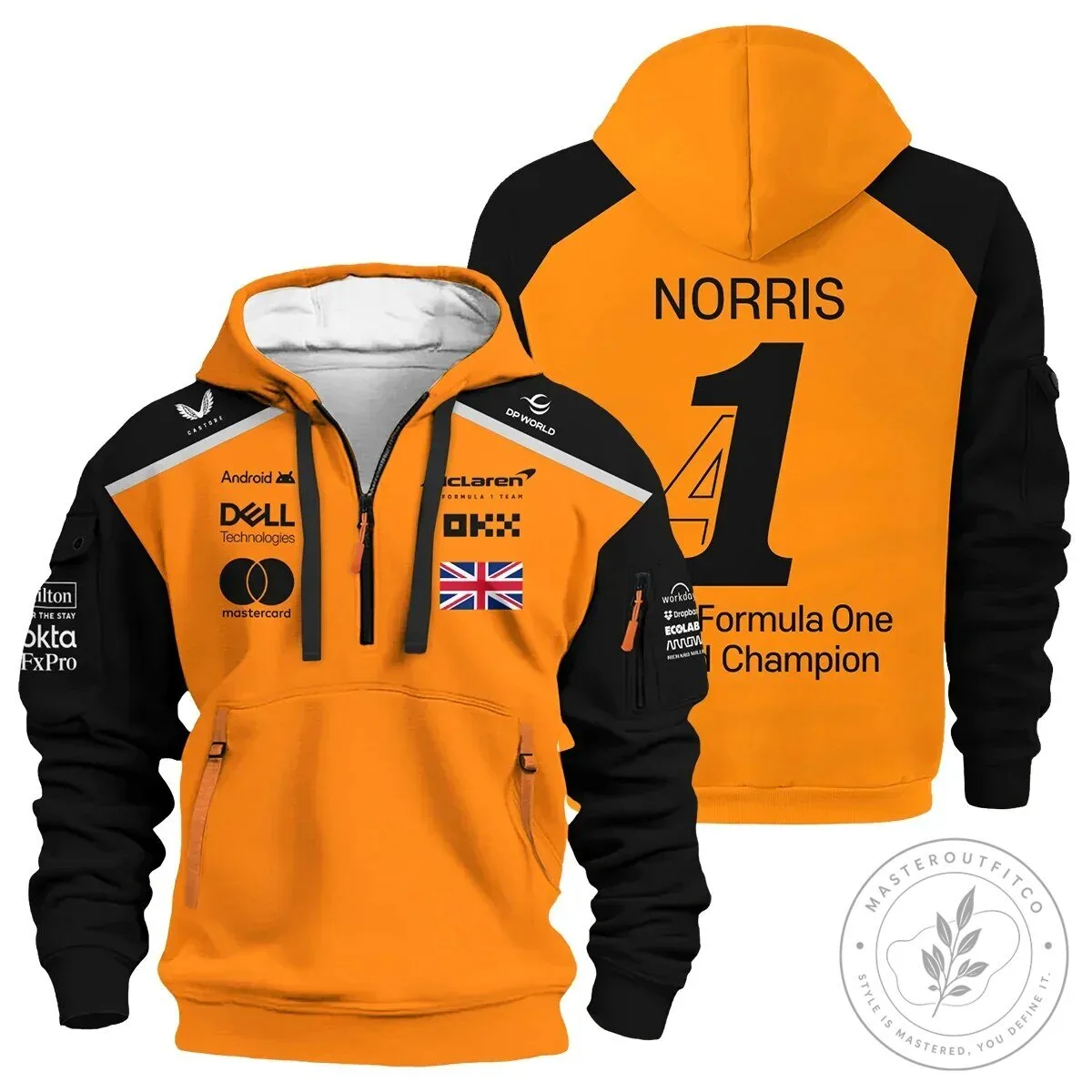 Norris Formula One Champion McLaren Racing Team Hoodie
