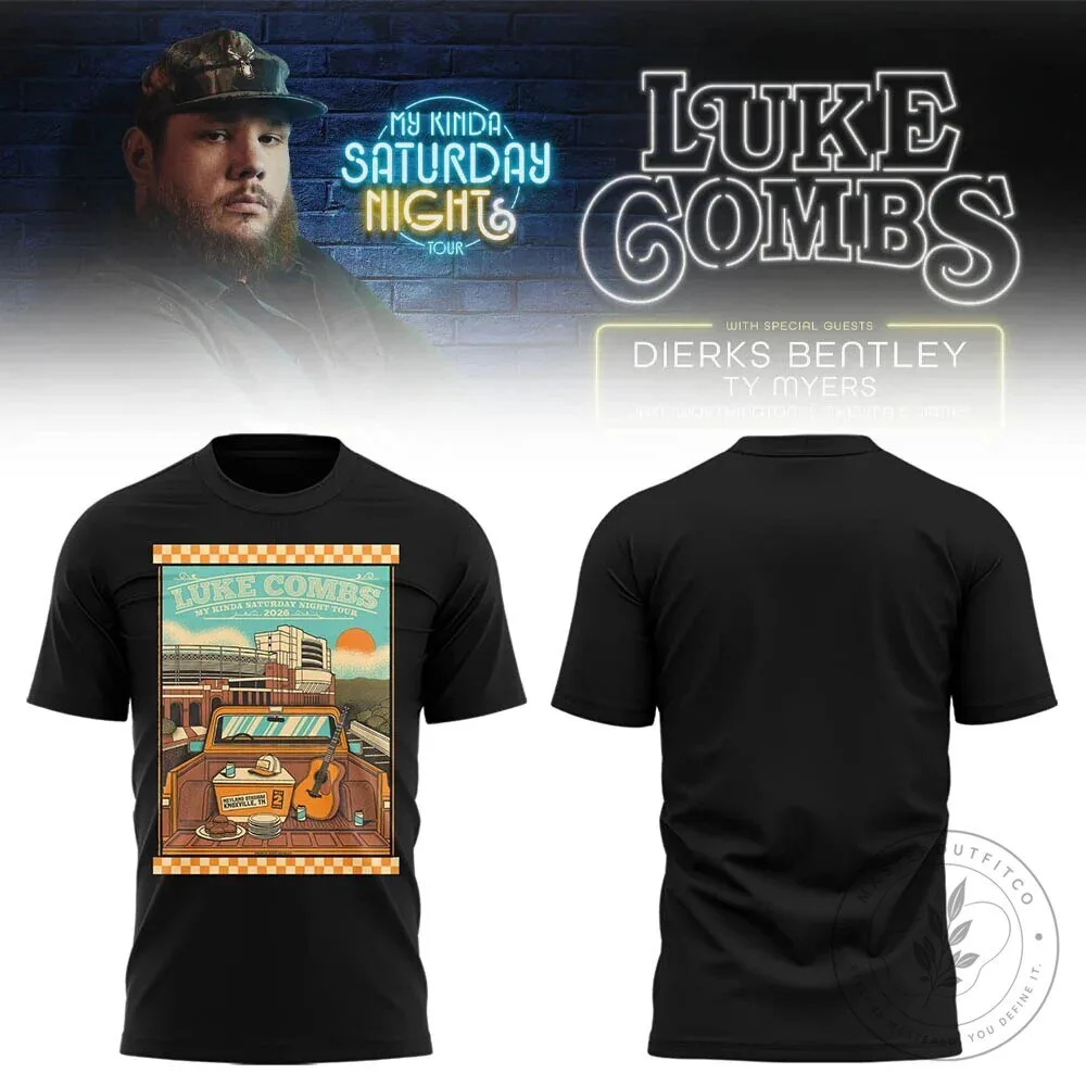 My Kinda Saturday Night Tour Concert T-shirt by Luke Combs at Neyland Stadium 9 My Kinda Saturday Night Tour Concert T-shirt by Luke Combs at Neyland Stadium