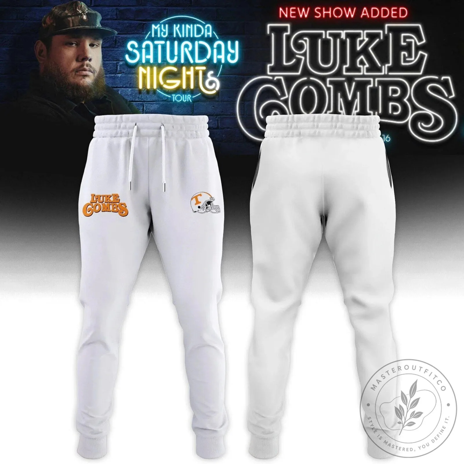 My Kinda Saturday Night Tour Concert T-Shirt for Luke Combs at Neyland Stadium 9 My Kinda Saturday Night Tour Concert T-Shirt for Luke Combs at Neyland Stadium