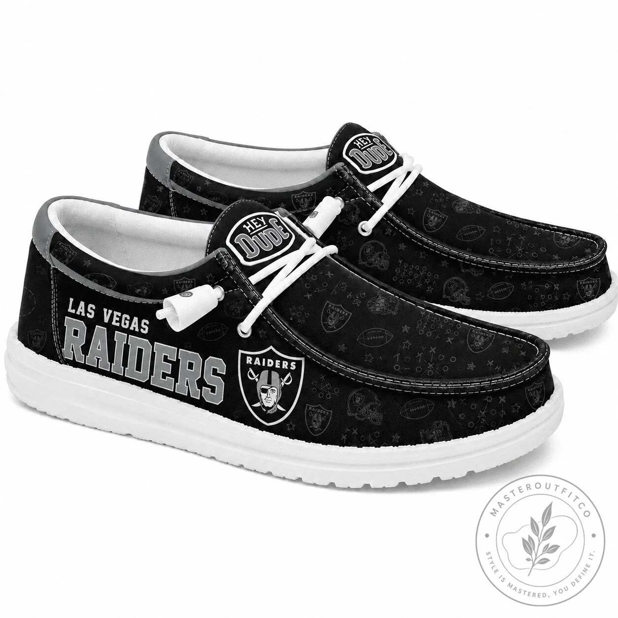 Las Vegas Raiders Football Team Logo Casual Shoes for Men 3 Las Vegas Raiders Football Team Logo Casual Shoes for Men