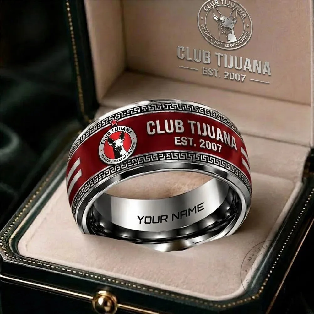 Club Tijuana Xoloitzcuintles de Caliente Personalized Ring