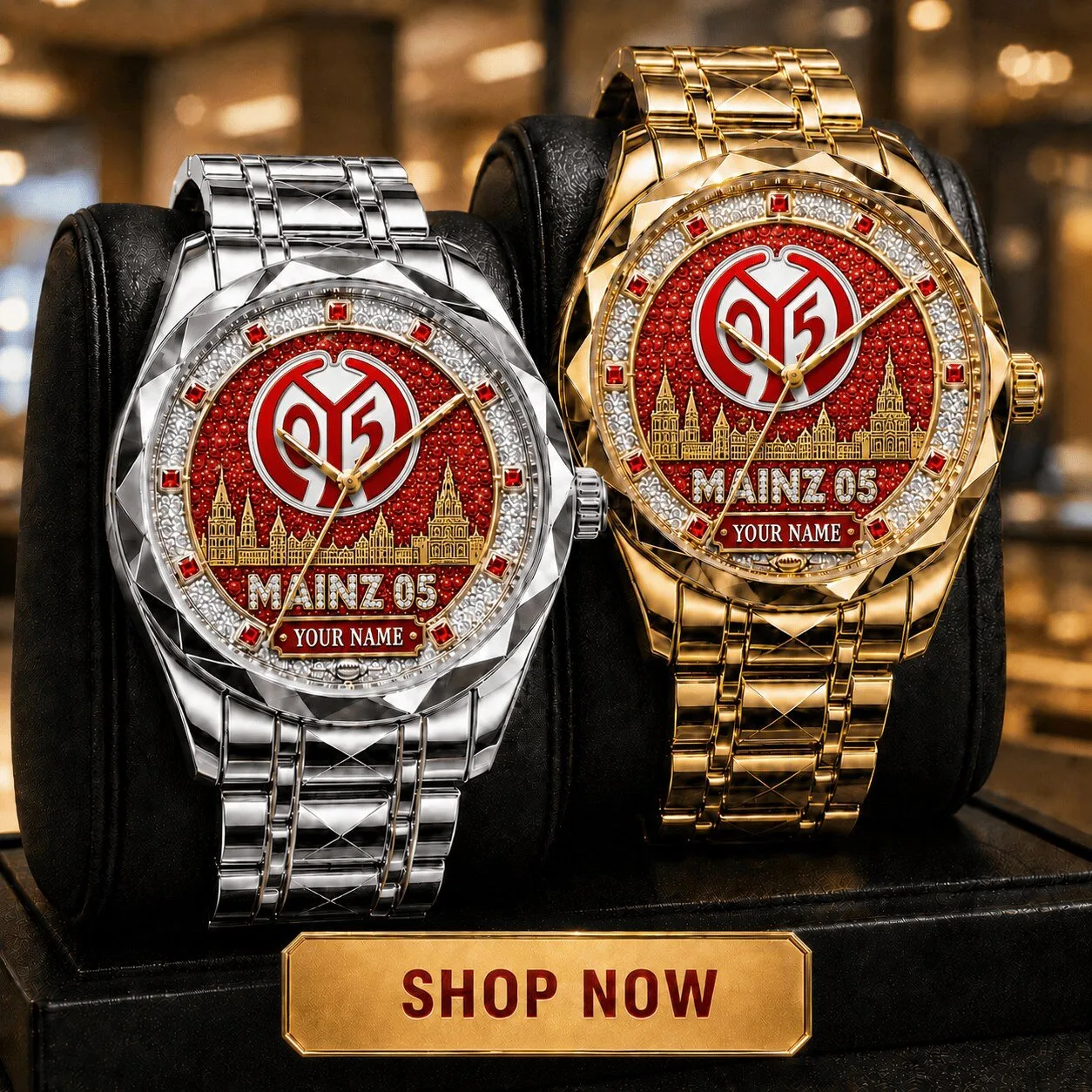 Mainz 05 Bundesliga Custom Name Luxury Men's Watch