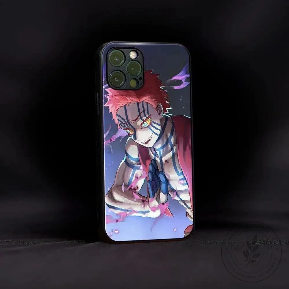 Akaza Demon Slayer Anime Character iPhone Case
