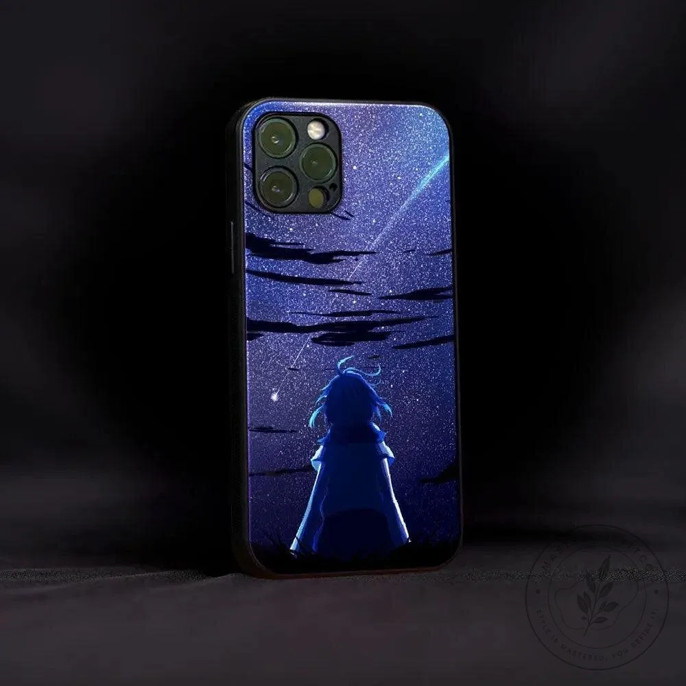 Your Name Anime Space Night Sky Shooting Star Phone Case