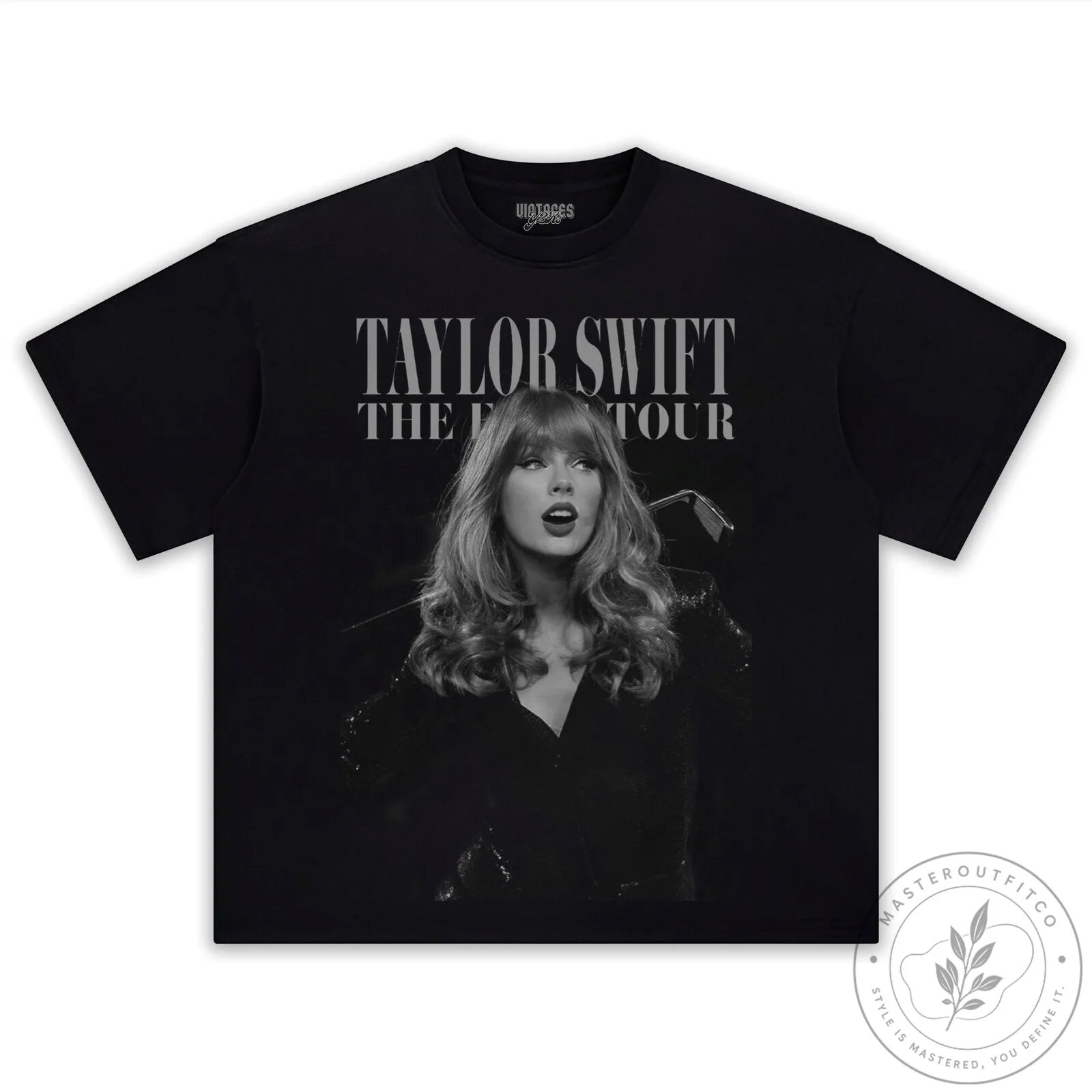 Taylor Swift The Eras Tour Concert Black T-Shirt