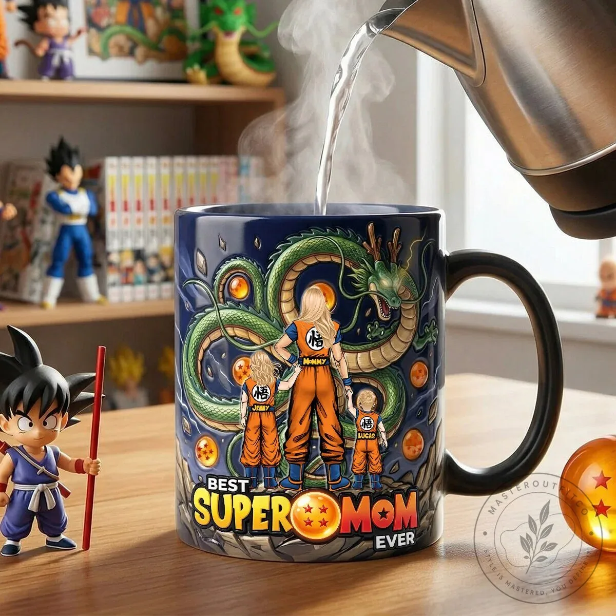 Dragon Ball Z Super Mom and Kids Personalized Ceramic Coffee Mug 9 Dragon Ball Z Super Mom and Kids Personalized Ceramic Coffee Mug