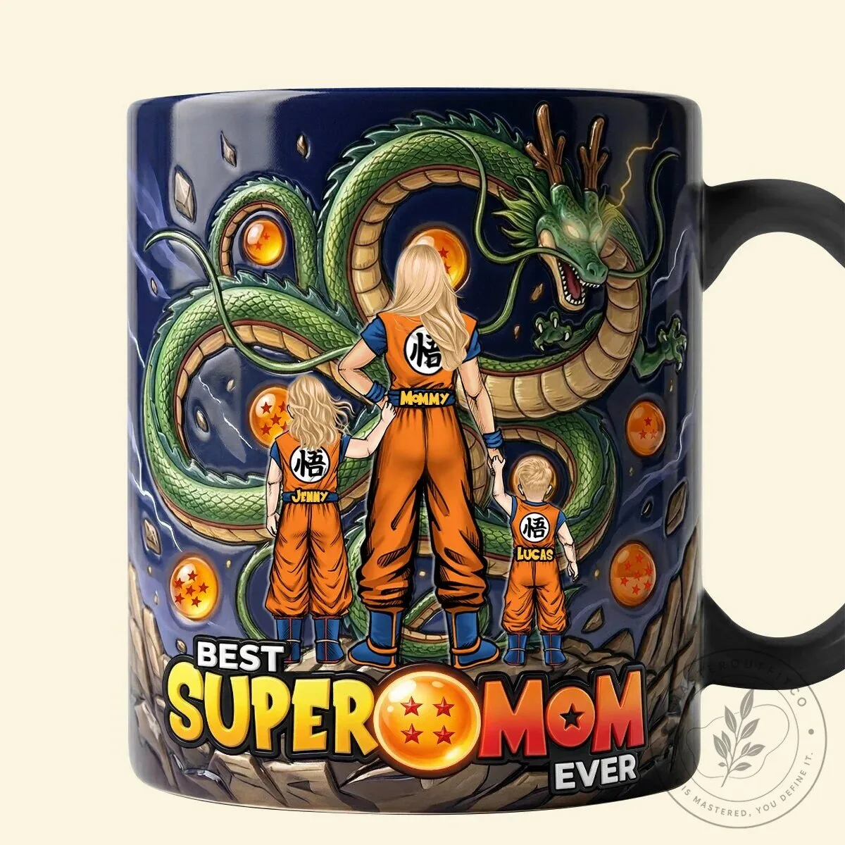 Dragon Ball Z Super Mom and Kids Personalized Ceramic Coffee Mug 11 Dragon Ball Z Super Mom and Kids Personalized Ceramic Coffee Mug