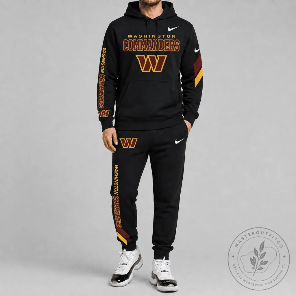 Washington Commanders National Football League Team Logo Hoodie and Sweatpants Set 36 Washington Commanders National Football League Team Logo Hoodie and Sweatpants Set