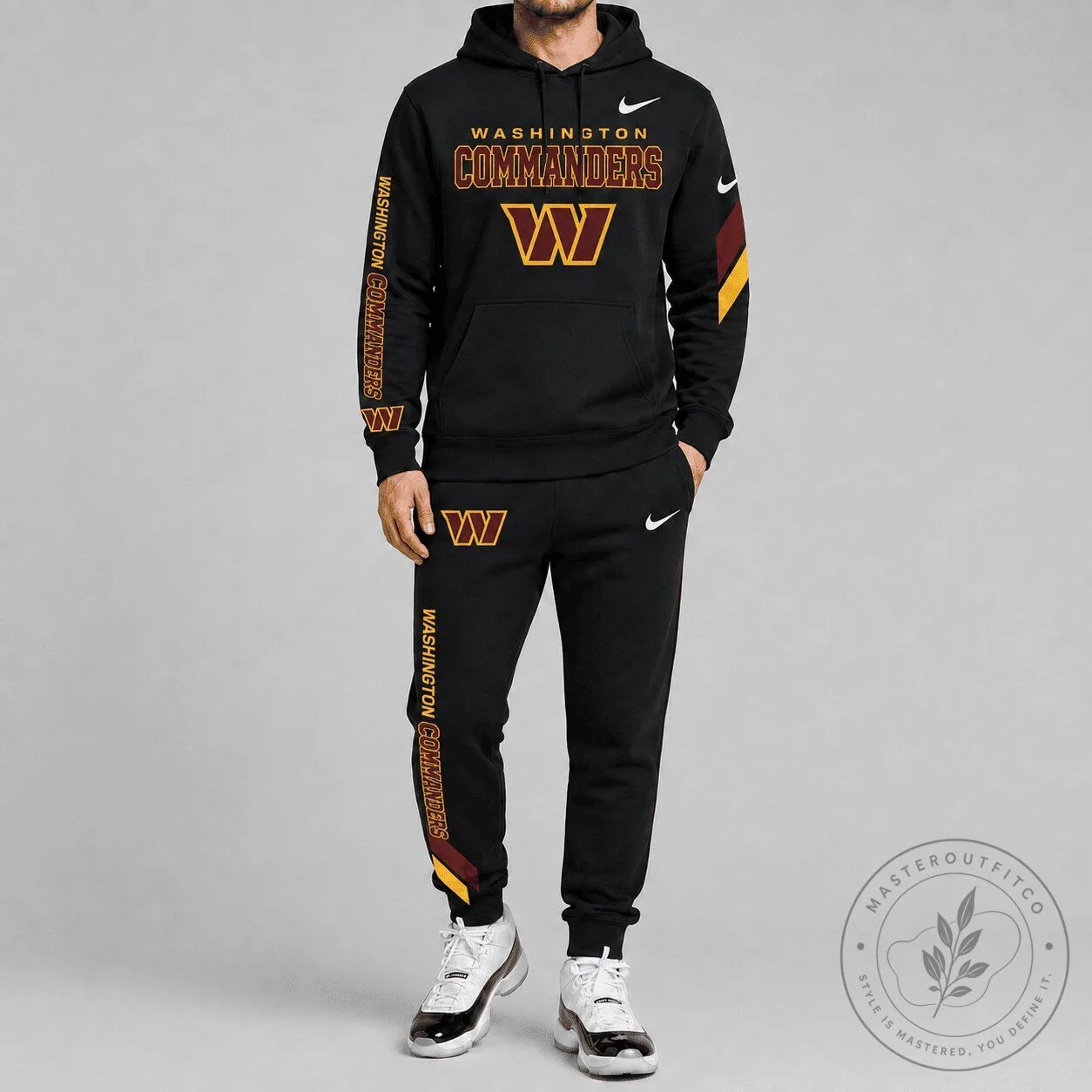 Washington Commanders National Football League Team Logo Hoodie and Sweatpants Set