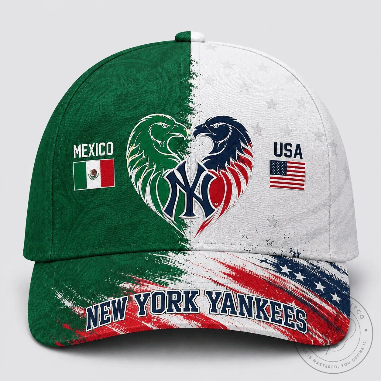 Mexico vs USA New York Yankees Baseball Cap Hat