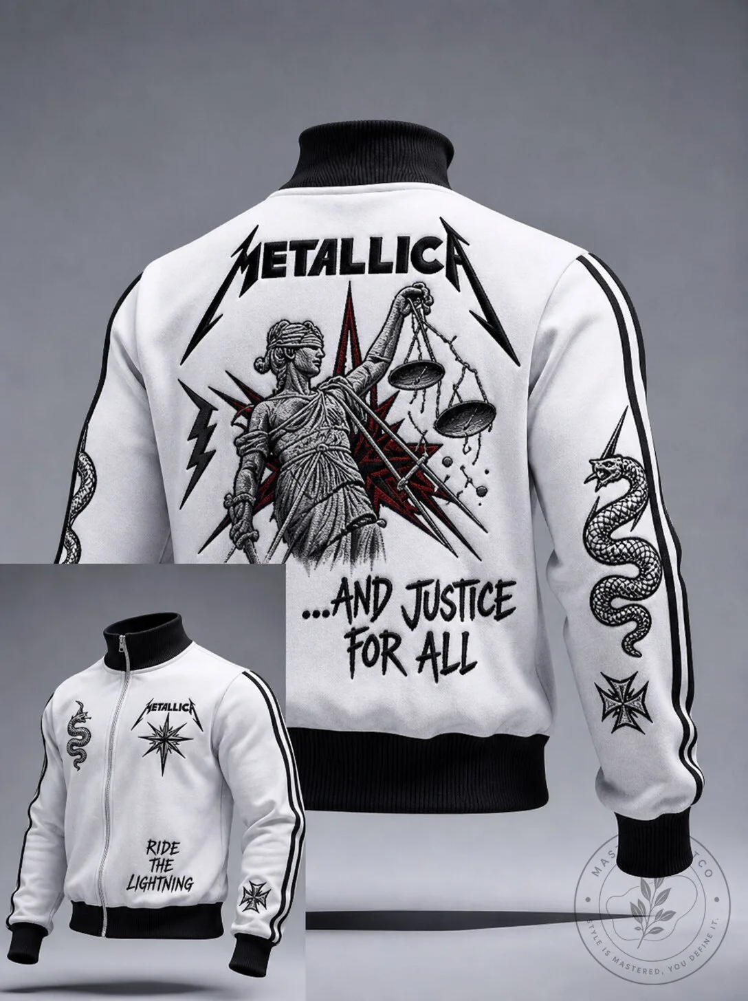 Metallica And Justice For All Ride The Lightning Album Art Jacket 1 Metallica And Justice For All Ride The Lightning Album Art Jacket