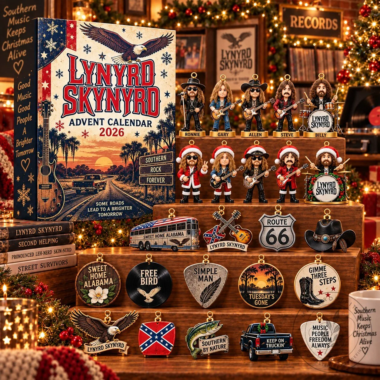 Lynyrd Skynyrd 2026 Advent Calendar Blind Box Christmas Gift Set