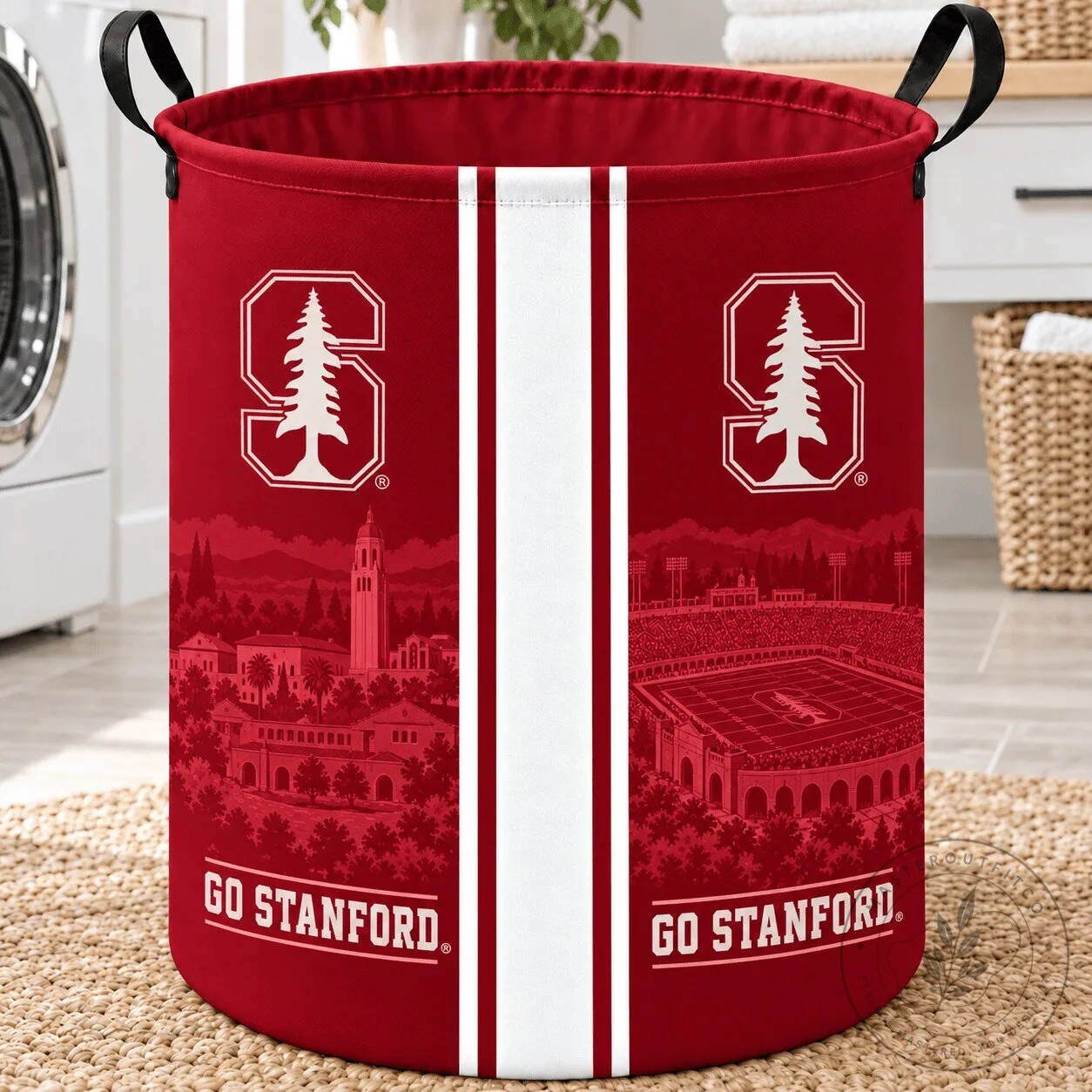 Stanford Cardinal Football Team Go Stanford Laundry Basket