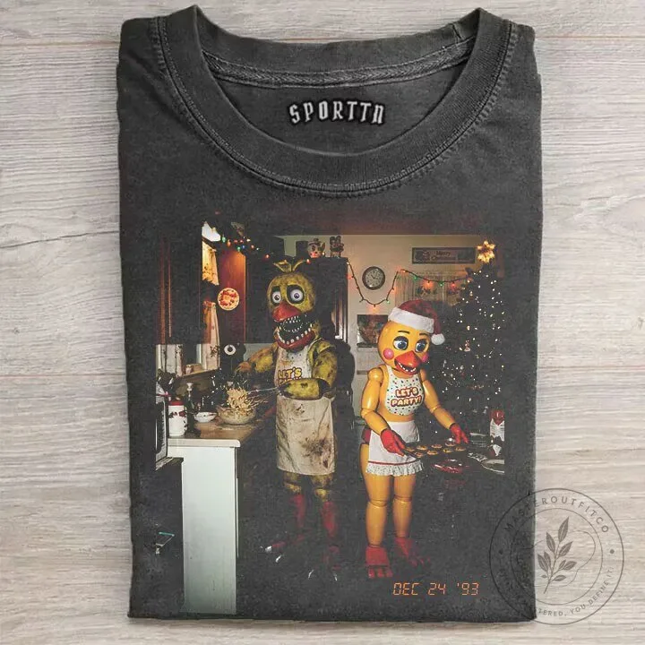 Five Nights at Freddy's Christmas Baking FNAF T-Shirt