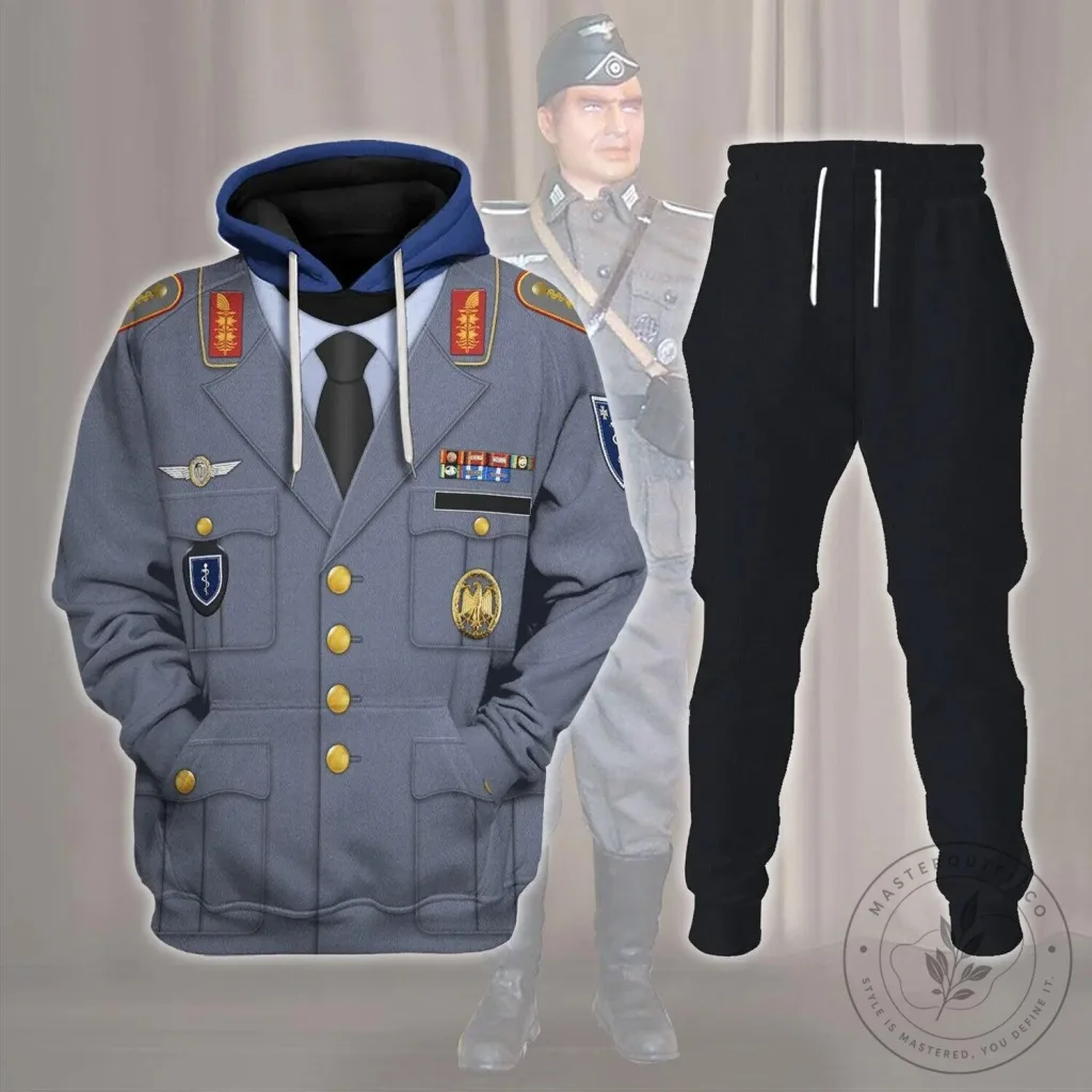 German Army Joint Medical Service General Uniform Costume Hoodie German Army Joint Medical Service General Uniform Costume Hoodie