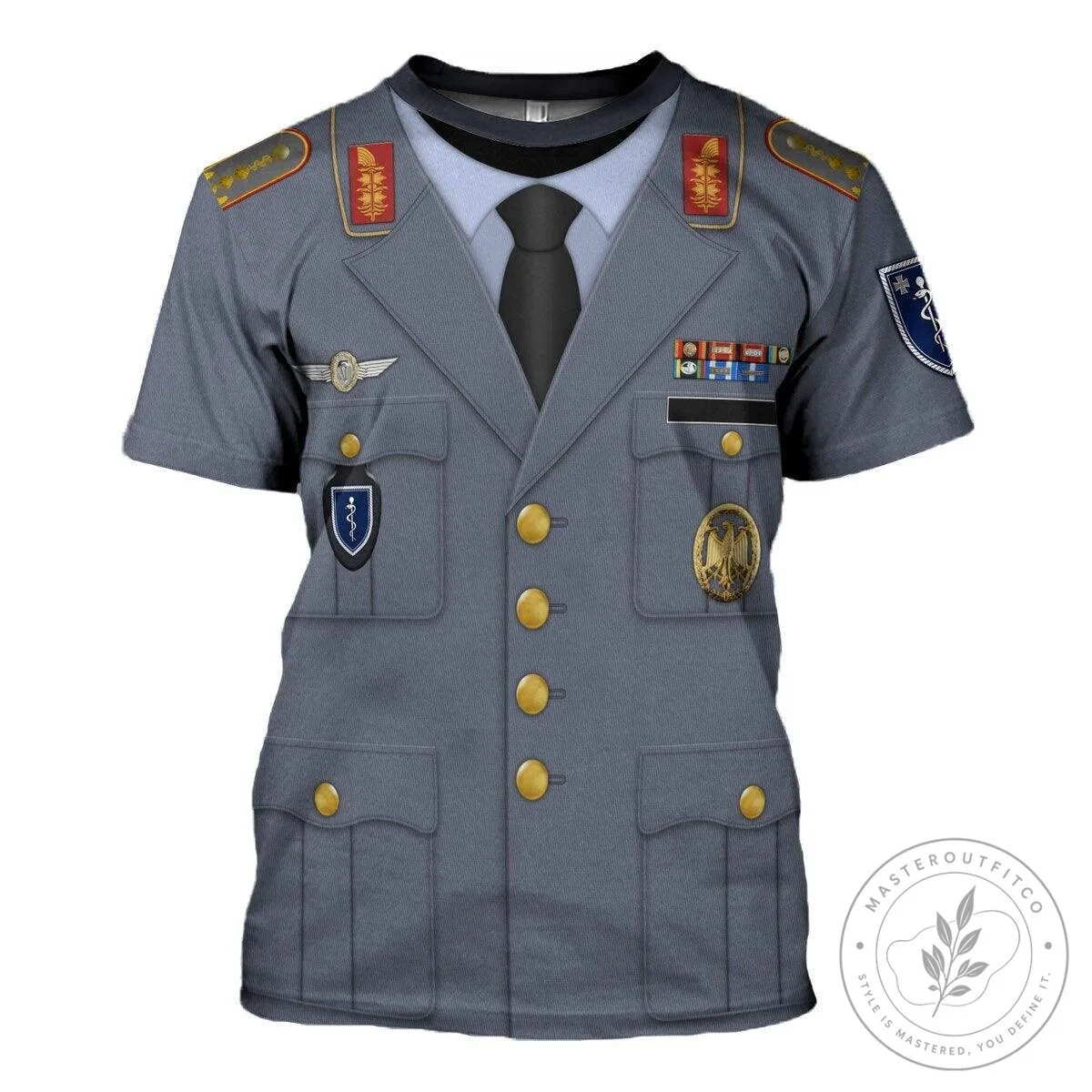 German Army Joint Medical Service General Uniform Costume Hoodie 17 German Army Joint Medical Service General Uniform Costume Hoodie