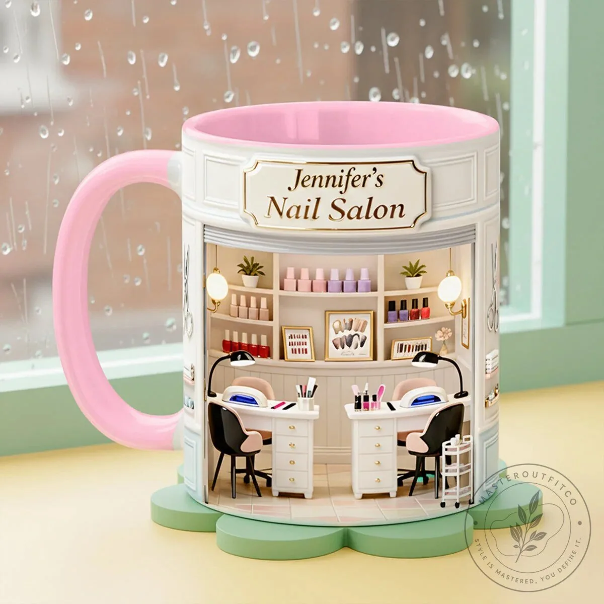 Personalized Nail Salon Coffee Mug for Manicurist or Nail Technician 9 Personalized Nail Salon Coffee Mug for Manicurist or Nail Technician