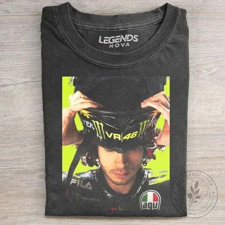 The Doctor T-Shirt: Valentino Rossi Motorcycle Racing Icon