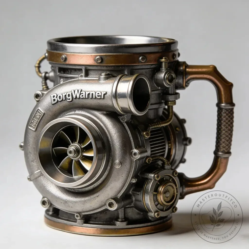 BorgWarner Turbocharger Engine Design Coffee Mug 54 BorgWarner Turbocharger Engine Design Coffee Mug