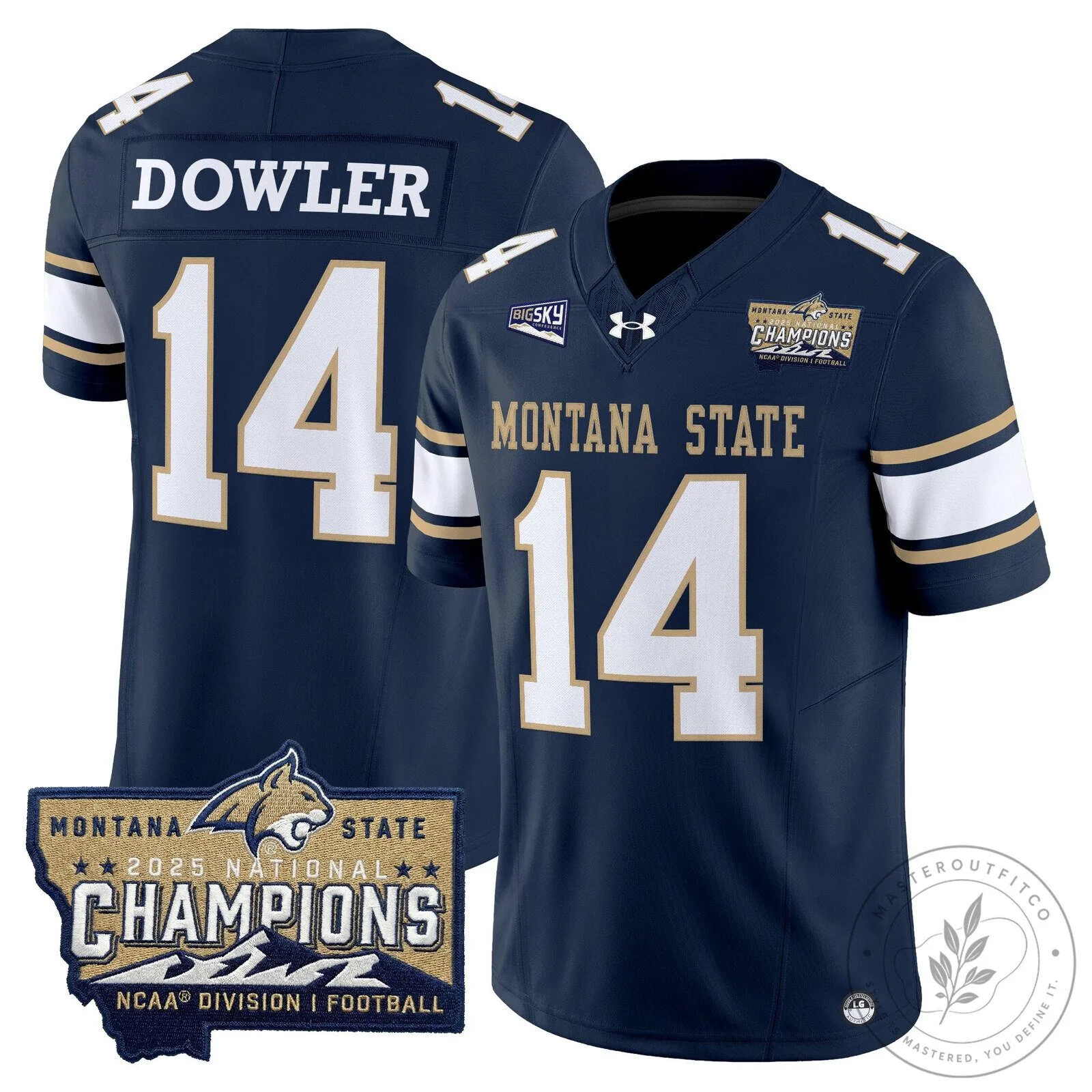 Montana State Bobcats Football Jersey - 2025 National Champions Edition 1 Montana State Bobcats Football Jersey - 2025 National Champions Edition