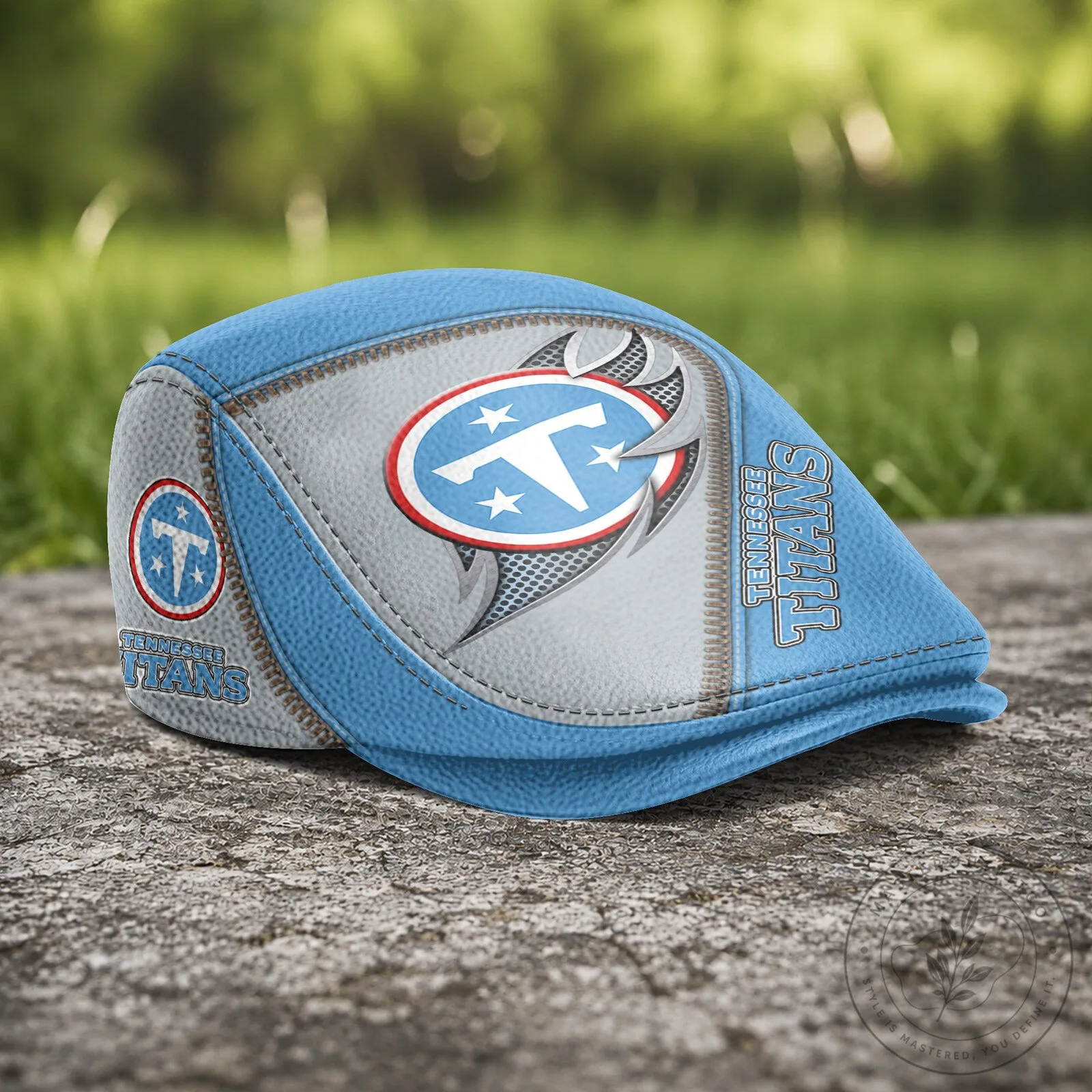 Tennessee Titans National Football League Flat Cap Golf Hat 4 Tennessee Titans National Football League Flat Cap Golf Hat