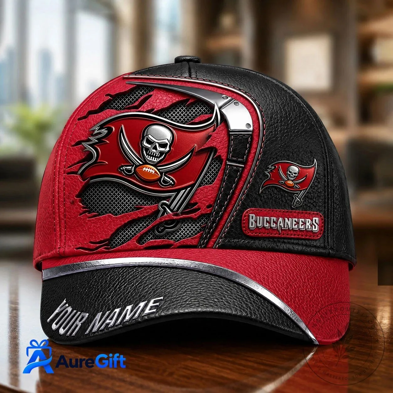 Tampa Bay Buccaneers Football Team Logo Baseball Cap Hat