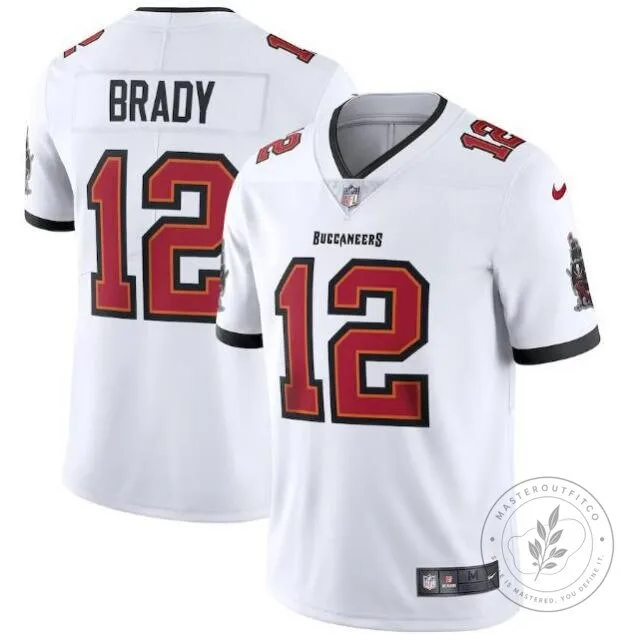 Tom Brady Tampa Bay Buccaneers White Football Jersey