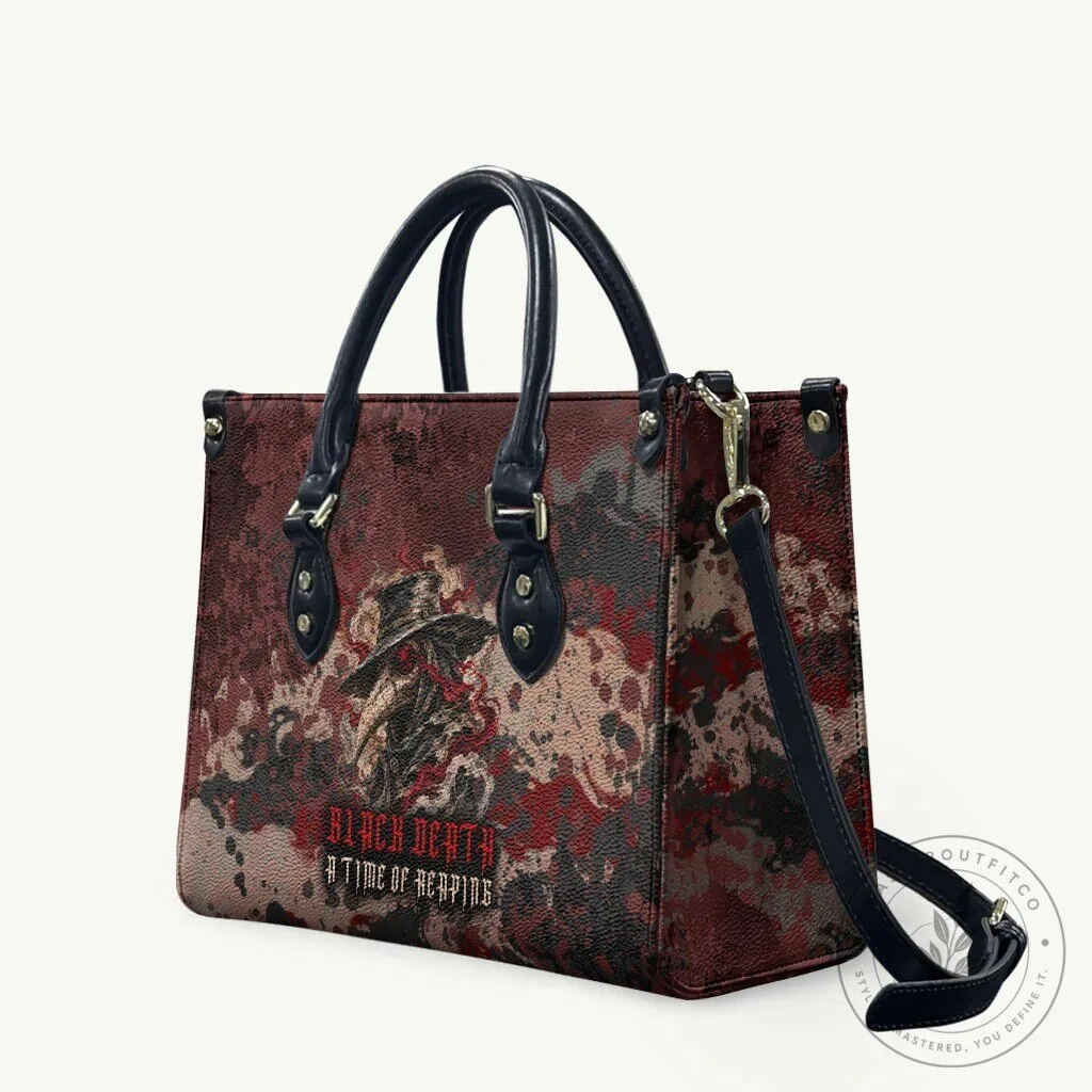 Black Death A Time Of Reaping Grim Reaper Plague Doctor Gothic Horror Handbag