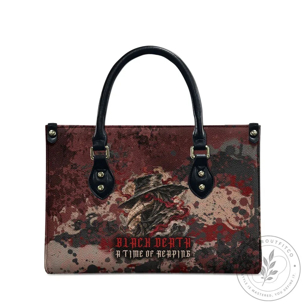 Black Death A Time Of Reaping Grim Reaper Plague Doctor Gothic Horror Handbag 11 Black Death A Time Of Reaping Grim Reaper Plague Doctor Gothic Horror Handbag
