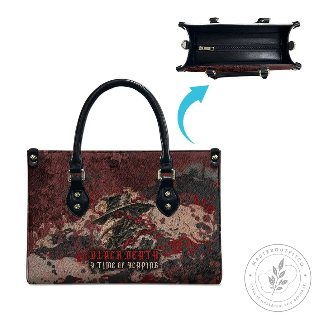 Black Death A Time Of Reaping Grim Reaper Plague Doctor Gothic Horror Handbag 12 Black Death A Time Of Reaping Grim Reaper Plague Doctor Gothic Horror Handbag