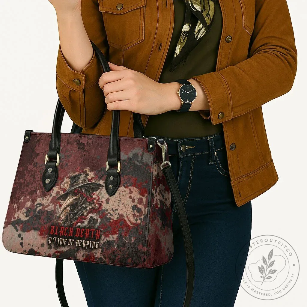 Black Death A Time Of Reaping Grim Reaper Plague Doctor Gothic Horror Handbag 14 Black Death A Time Of Reaping Grim Reaper Plague Doctor Gothic Horror Handbag