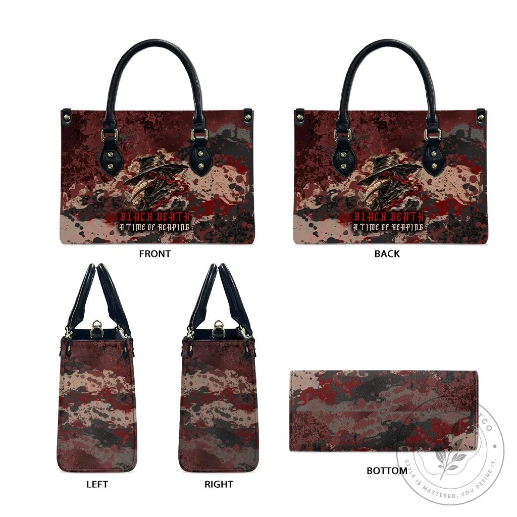 Black Death A Time Of Reaping Grim Reaper Plague Doctor Gothic Horror Handbag 15 Black Death A Time Of Reaping Grim Reaper Plague Doctor Gothic Horror Handbag