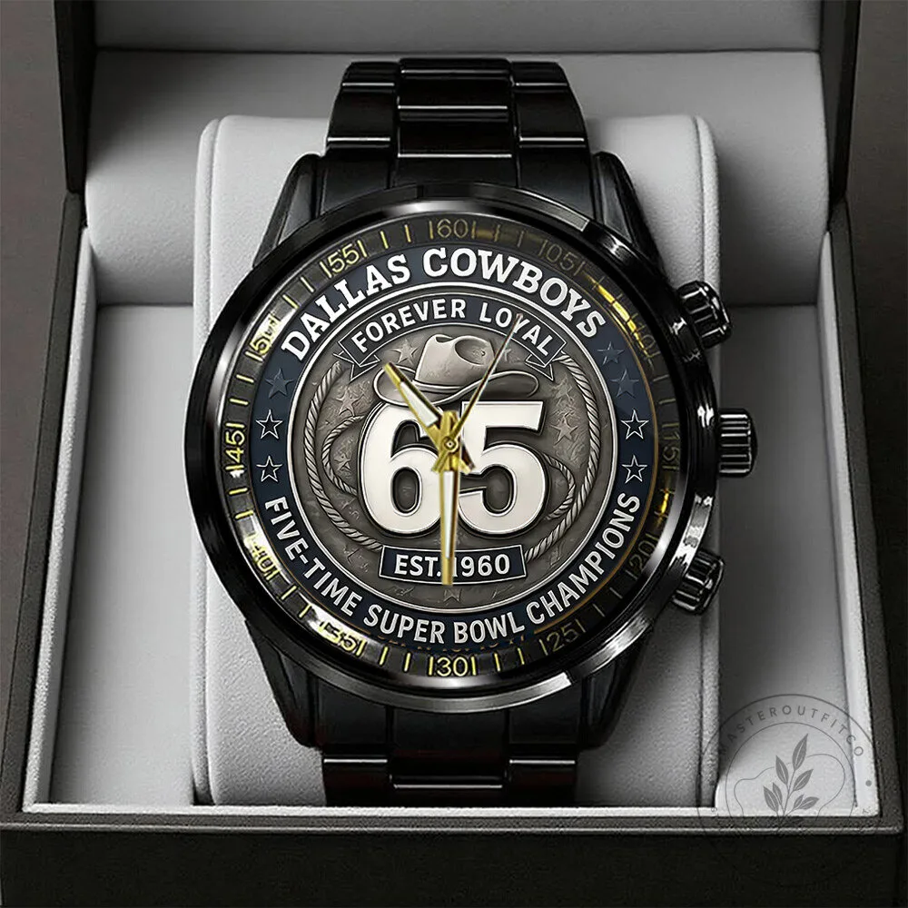 Dallas Cowboys 65th Anniversary Five-Time Super Bowl Champions Watch