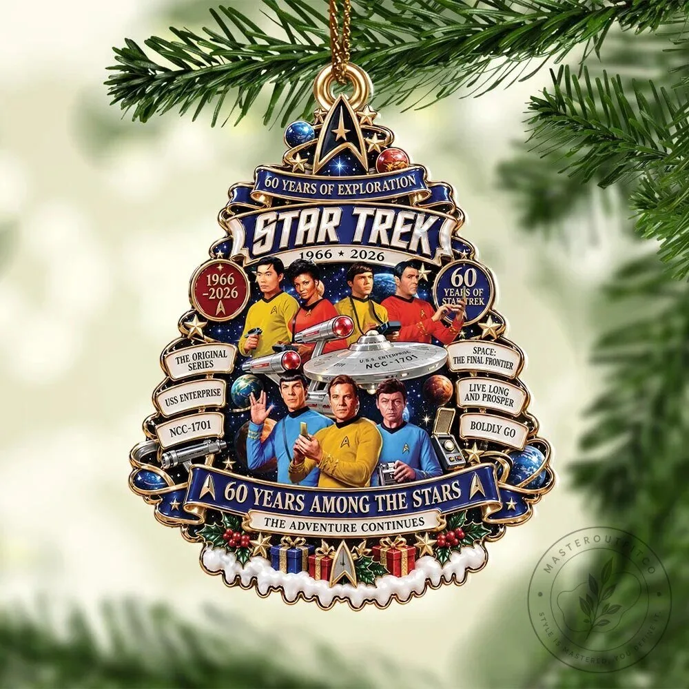 Star Trek 60th Anniversary The Original Series Christmas Tree Ornament