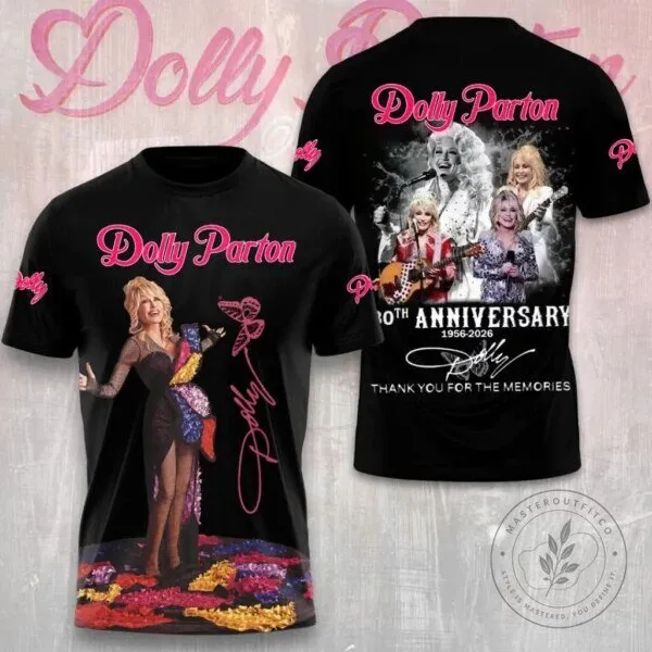 Thank You For The Memories T-Shirt in Honor of Dolly Parton's 80th Anniversary 7 Thank You For The Memories T-Shirt in Honor of Dolly Parton