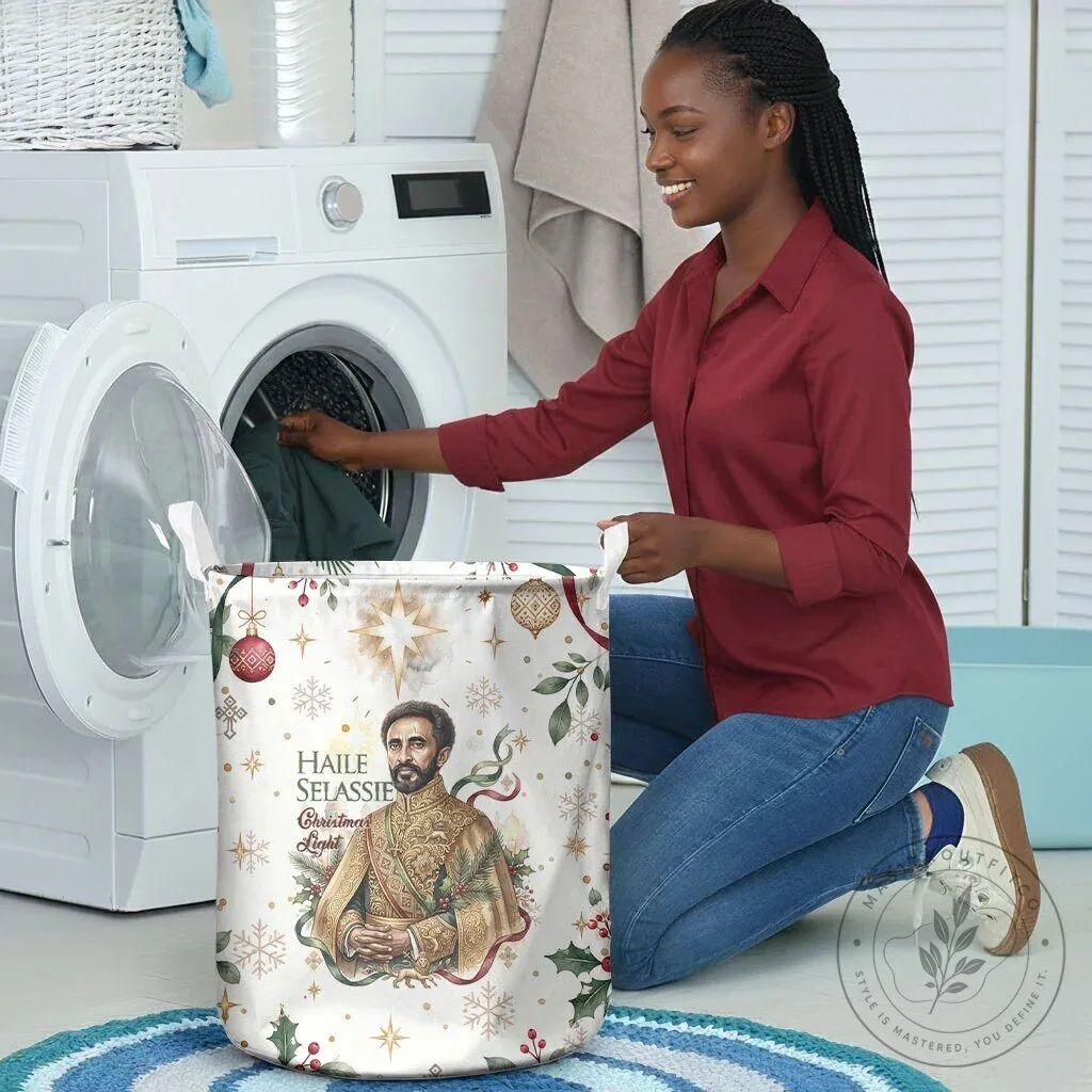 Haile Selassie Christmas Light Royal Ethiopian Orthodox Vintage Laundry Basket 10 Haile Selassie Christmas Light Royal Ethiopian Orthodox Vintage Laundry Basket
