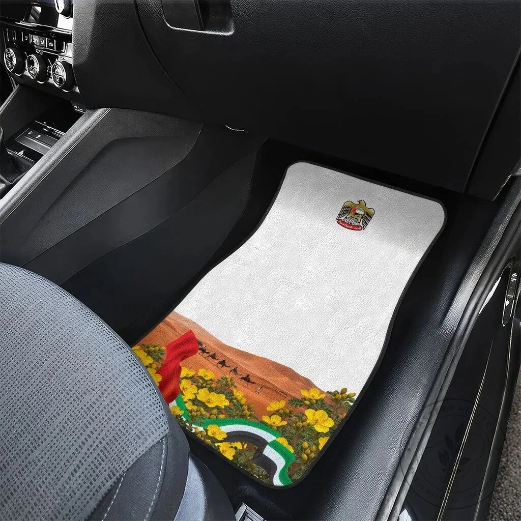 United Arab Emirates National Day Falcon and Burj Khalifa Car Mat Set 10 United Arab Emirates National Day Falcon and Burj Khalifa Car Mat Set