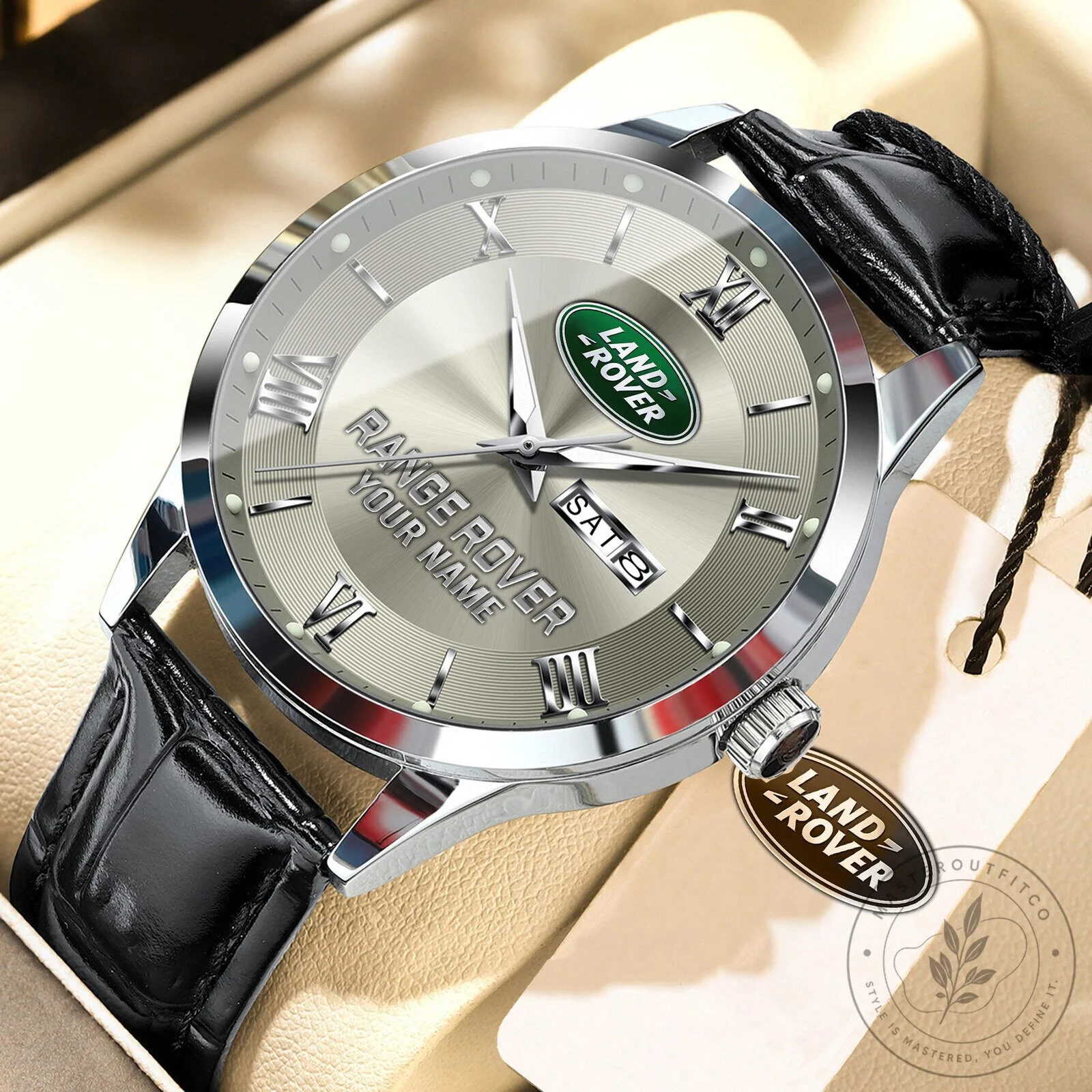 Land Rover Range Rover Custom Name Elegant Fashion Design Men's Watch 22 Land Rover Range Rover Custom Name Elegant Fashion Design Men