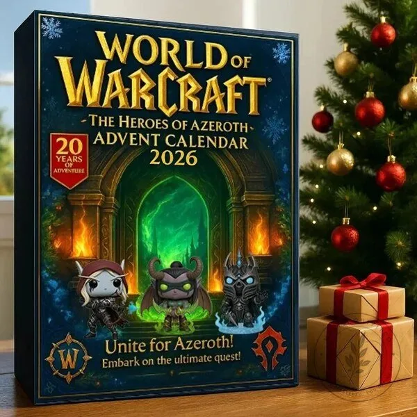 World of Warcraft The Heroes of Azeroth 2026 Advent Calendar with 24 Ornaments 9 World of Warcraft The Heroes of Azeroth 2026 Advent Calendar with 24 Ornaments