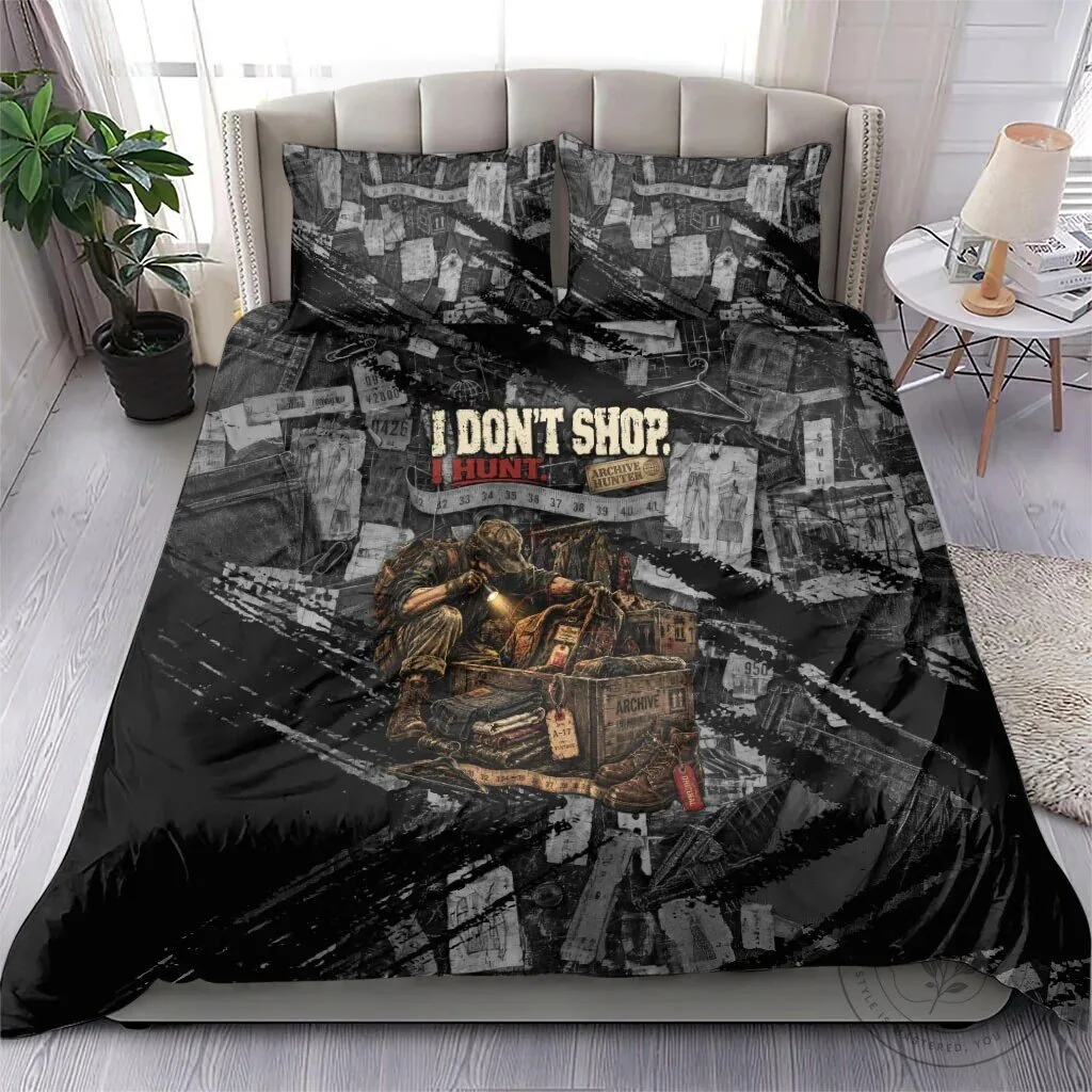 Archive Hunter The Hunt Never Ends Vintage Streetwear Grunge Collage Graphic Art Bedding Set 10 Archive Hunter The Hunt Never Ends Vintage Streetwear Grunge Collage Graphic Art Bedding Set