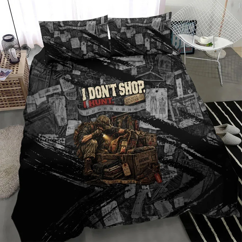 Archive Hunter The Hunt Never Ends Vintage Streetwear Grunge Collage Graphic Art Bedding Set 11 Archive Hunter The Hunt Never Ends Vintage Streetwear Grunge Collage Graphic Art Bedding Set