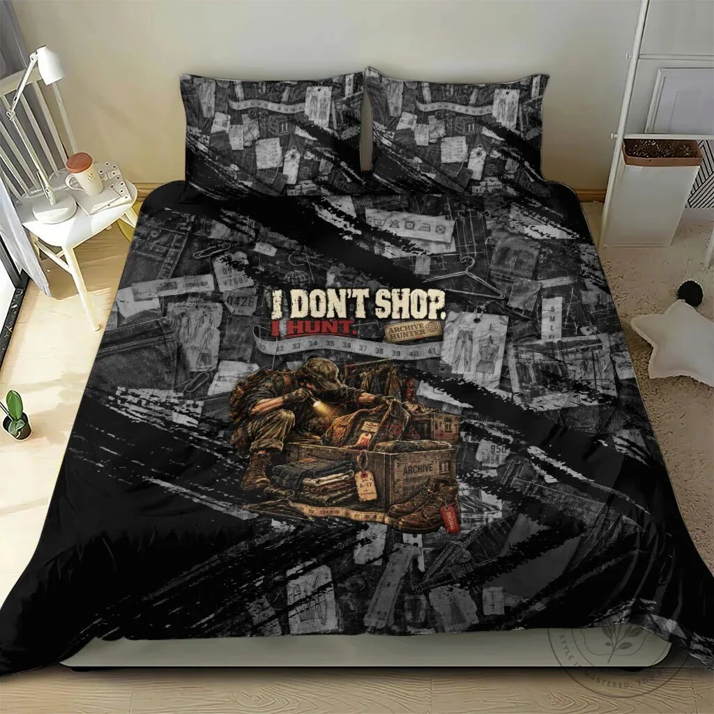 Archive Hunter The Hunt Never Ends Vintage Streetwear Grunge Collage Graphic Art Bedding Set 12 Archive Hunter The Hunt Never Ends Vintage Streetwear Grunge Collage Graphic Art Bedding Set