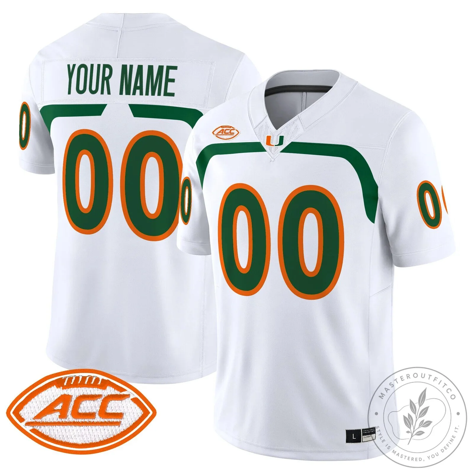 Miami Hurricanes 2009 Throwback Vapor Limited Custom Football Jersey 2 Miami Hurricanes 2009 Throwback Vapor Limited Custom Football Jersey